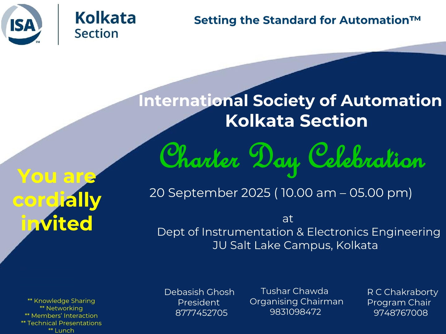 ISA KOLKATA - CHARTER DAY CELEBRATION
